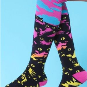 Pretty Snake Crazy Cat Socks